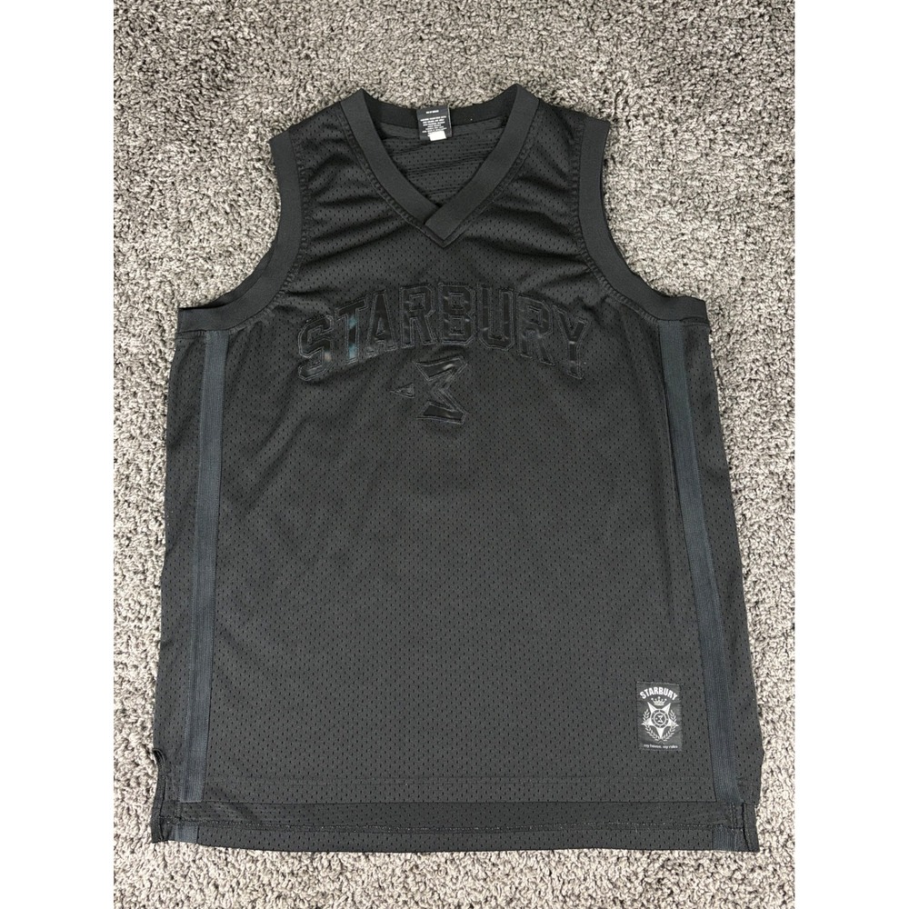 Starbury Stephon Marbury Basketball Jersey Black Mesh Steve & Barrys Mens Large
